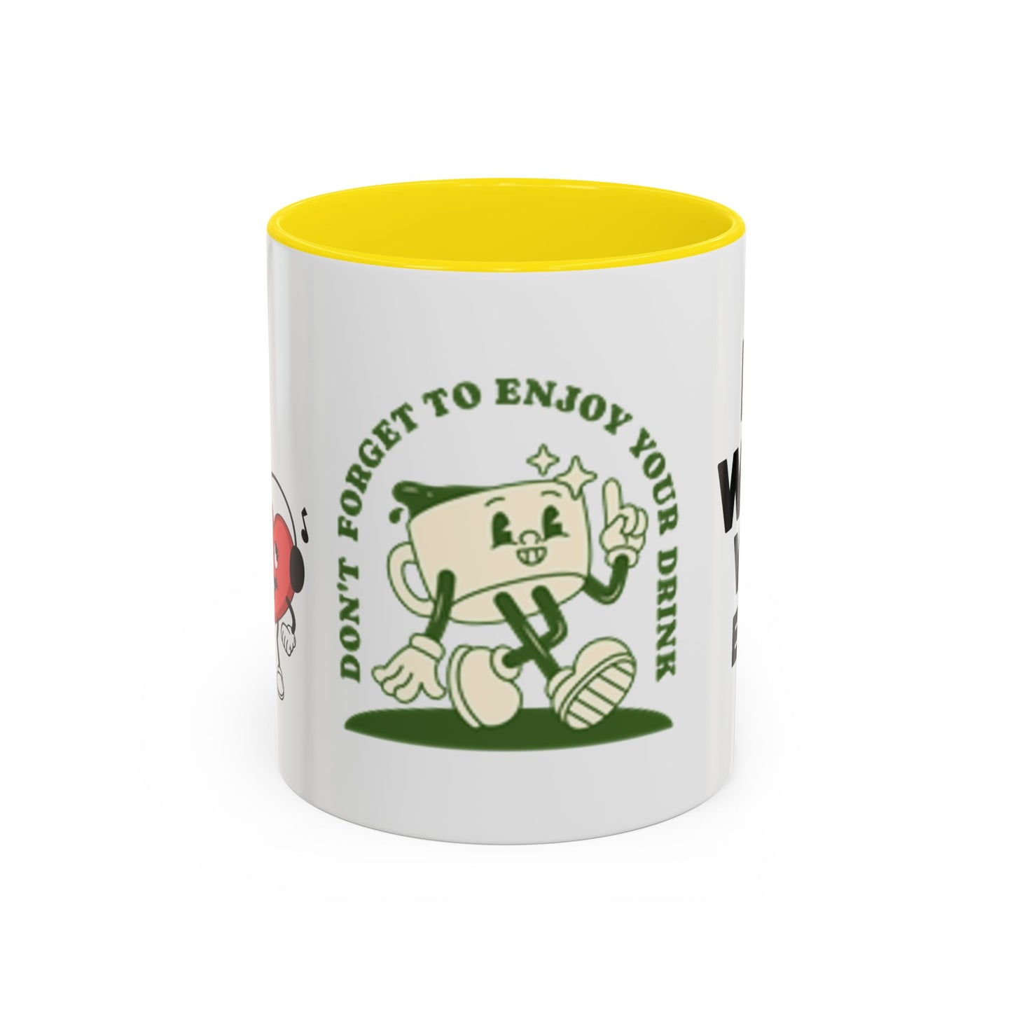 Accent Coffee Mug (11oz, 15oz) - Perfect Valentine’s Day Gift for Coffee Lovers