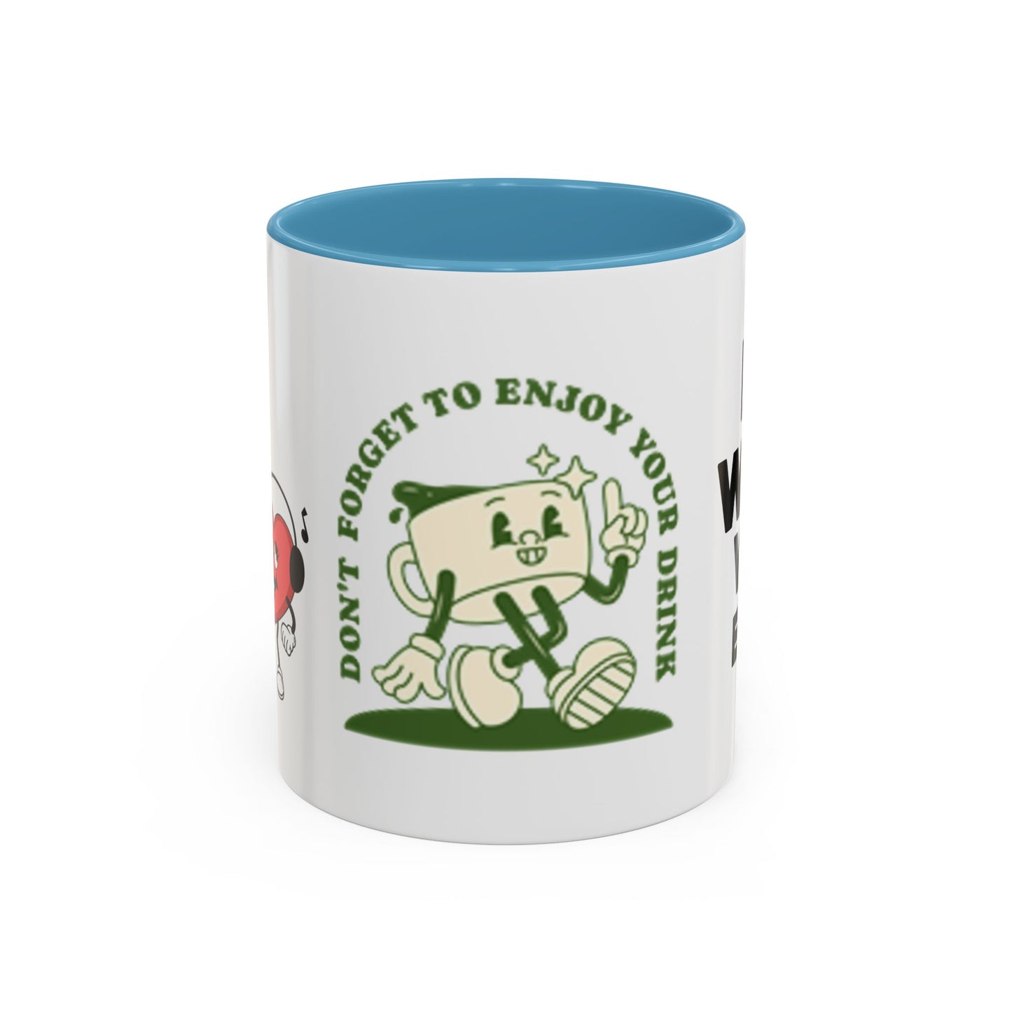 Accent Coffee Mug (11oz, 15oz) - Perfect Valentine’s Day Gift for Coffee Lovers