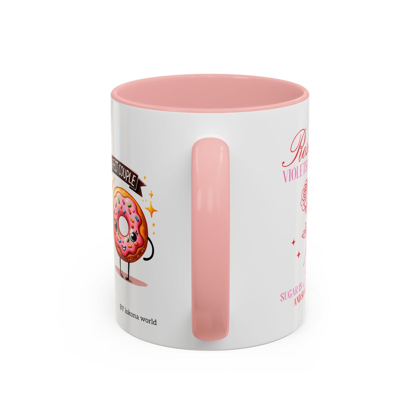 Couples’ Coffee Mug – Valentine’s Day Accent Design 11oz, 15oz