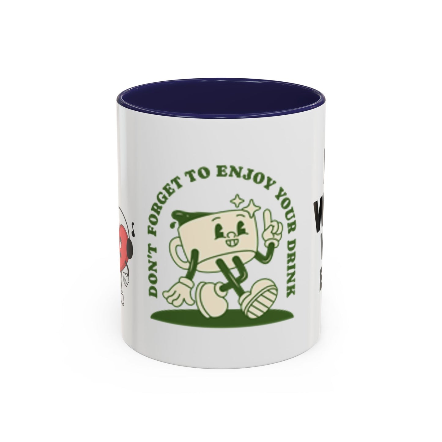 Accent Coffee Mug (11oz, 15oz) - Perfect Valentine’s Day Gift for Coffee Lovers