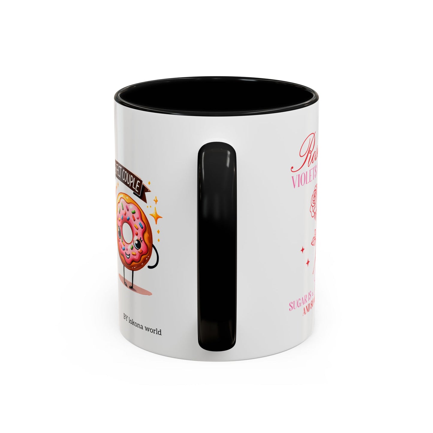 Couples’ Coffee Mug – Valentine’s Day Accent Design 11oz, 15oz
