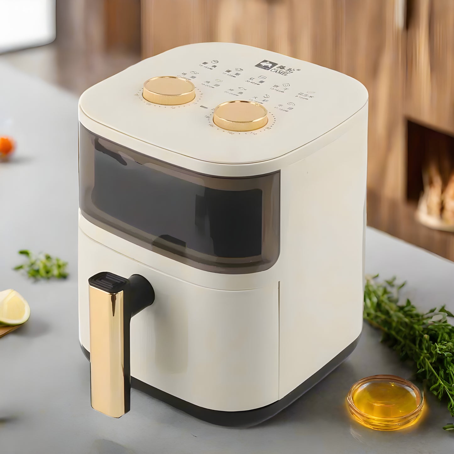 Non-stick basket air fryer ensuring easy cleaning and maintenance