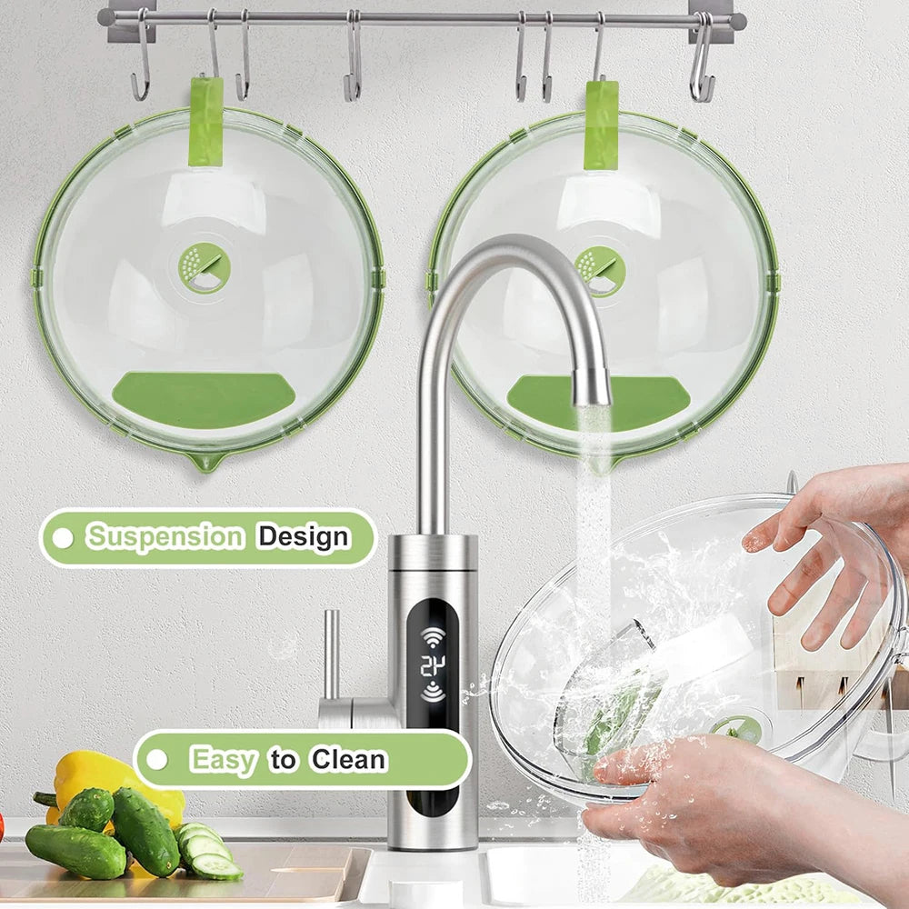 Built-In Water Steamer & Handle