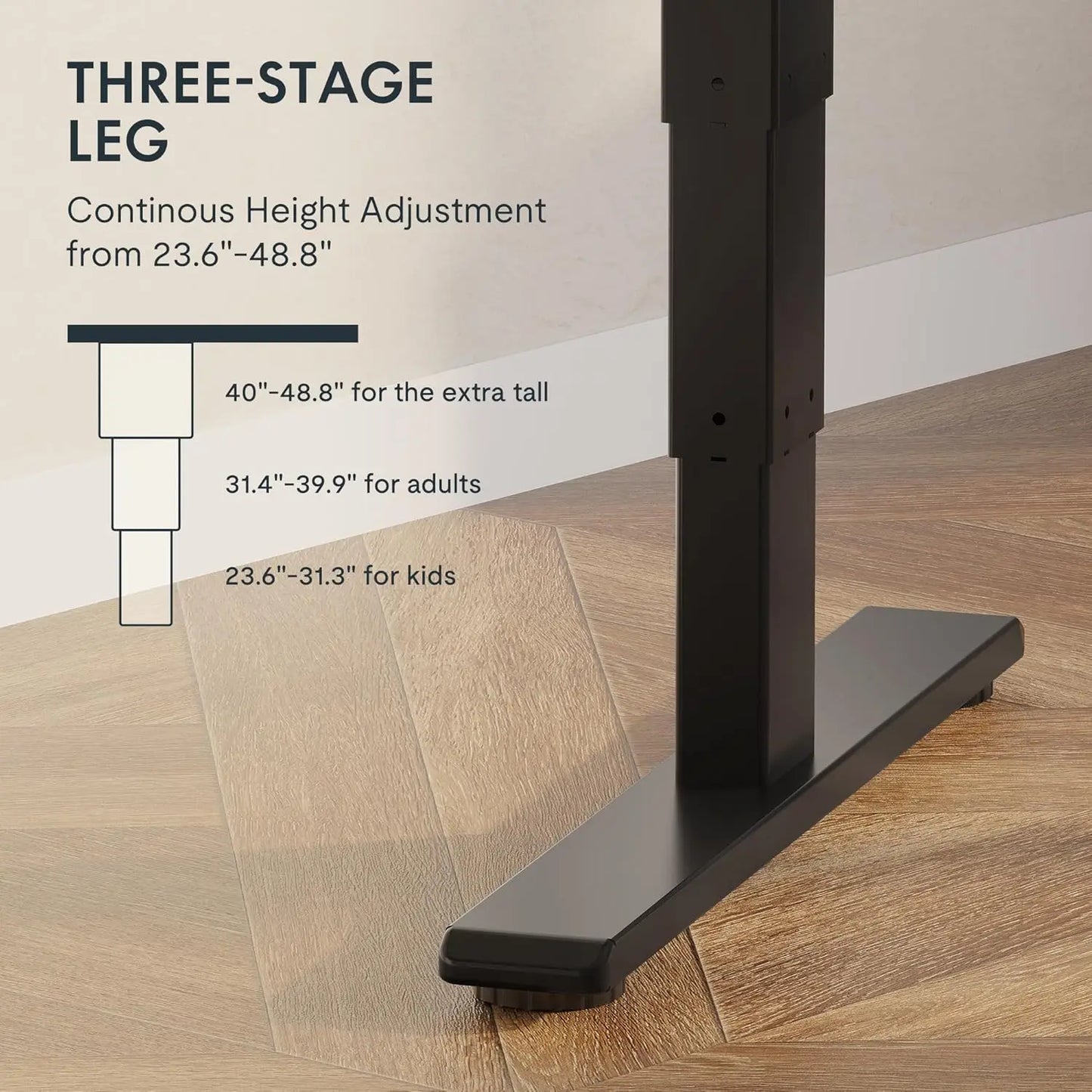 Ergonomic Flexi Spot E6 desk ideal for home office with dual monitor setup
