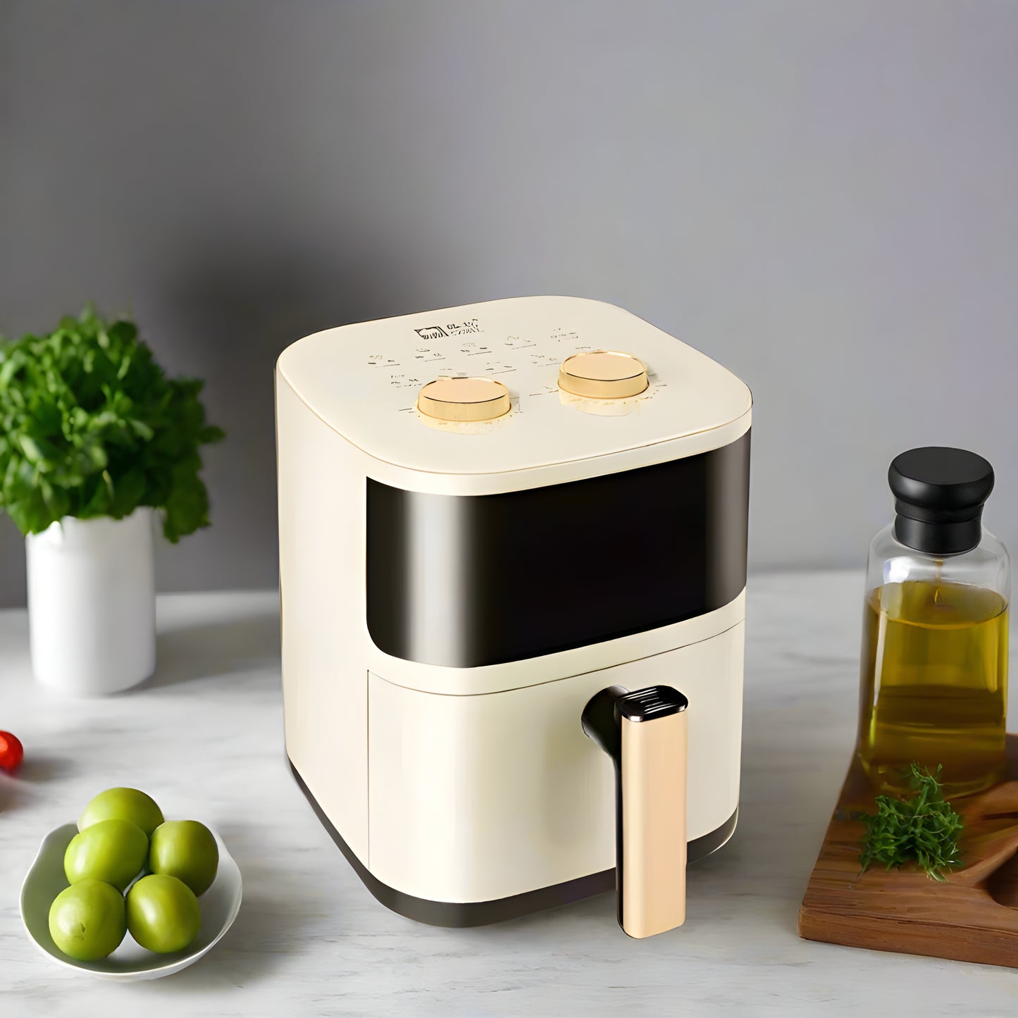 Multifunctional air fryer with large capacity, perfect for home cooking