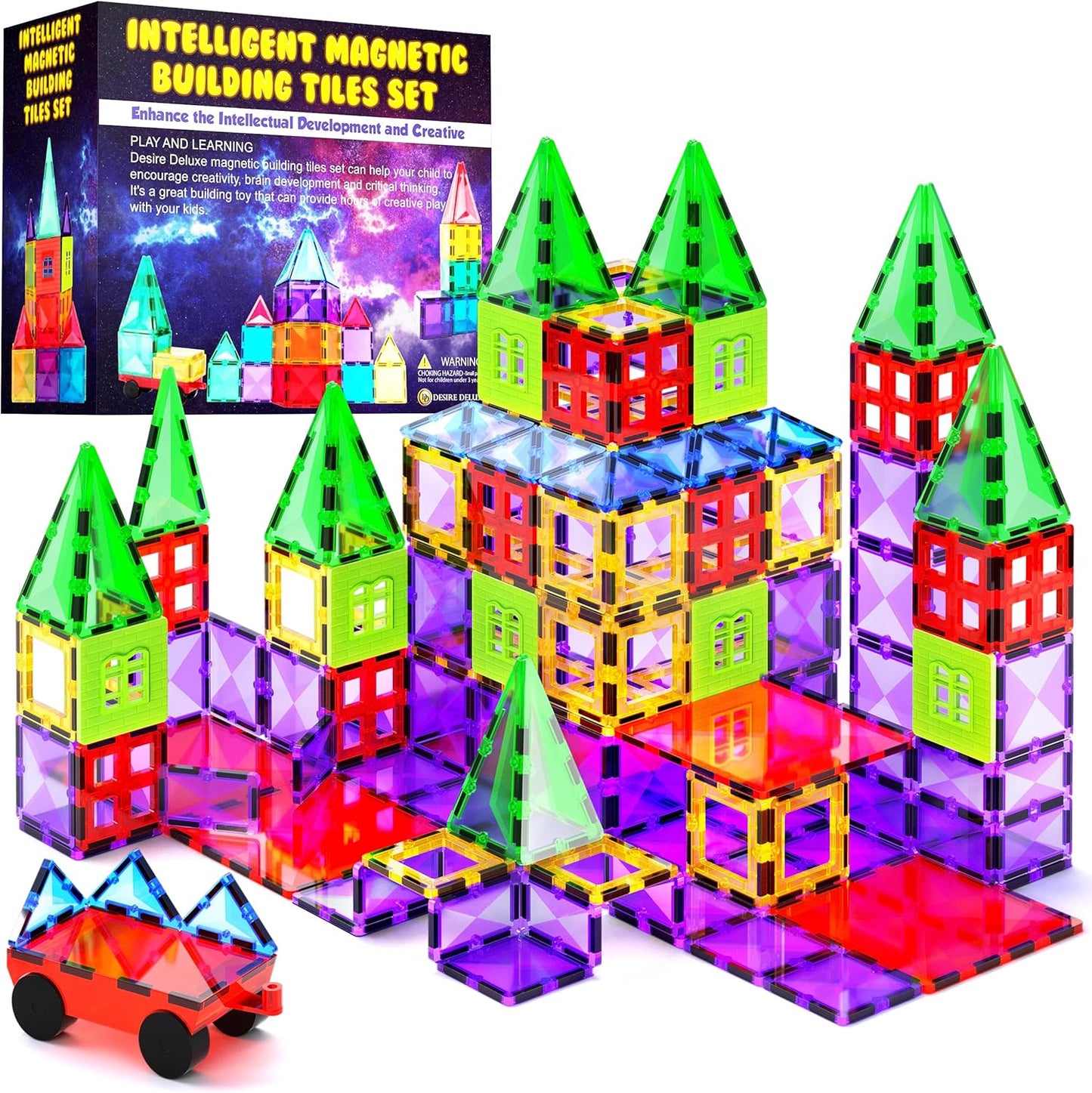 Magnetic Building Blocks β Creative STEM Toy for Kids, Educational 3D Construction Set