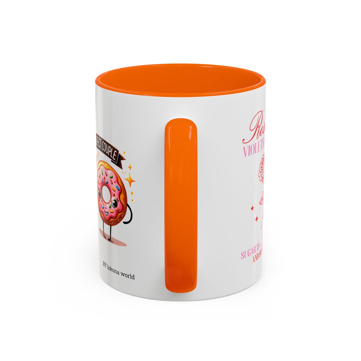 Couples’ Coffee Mug – Valentine’s Day Accent Design 11oz, 15oz