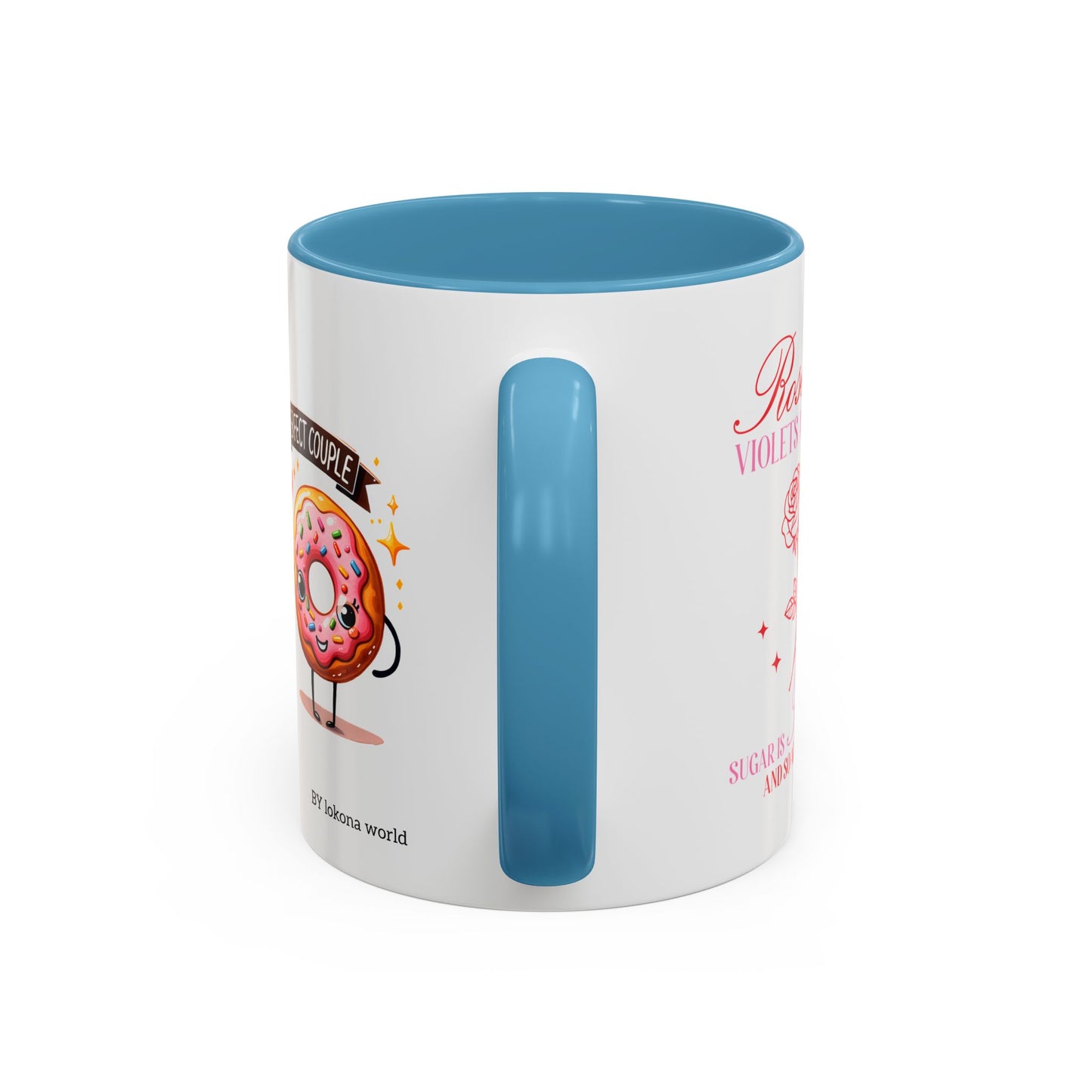 Couples’ Coffee Mug – Valentine’s Day Accent Design 11oz, 15oz