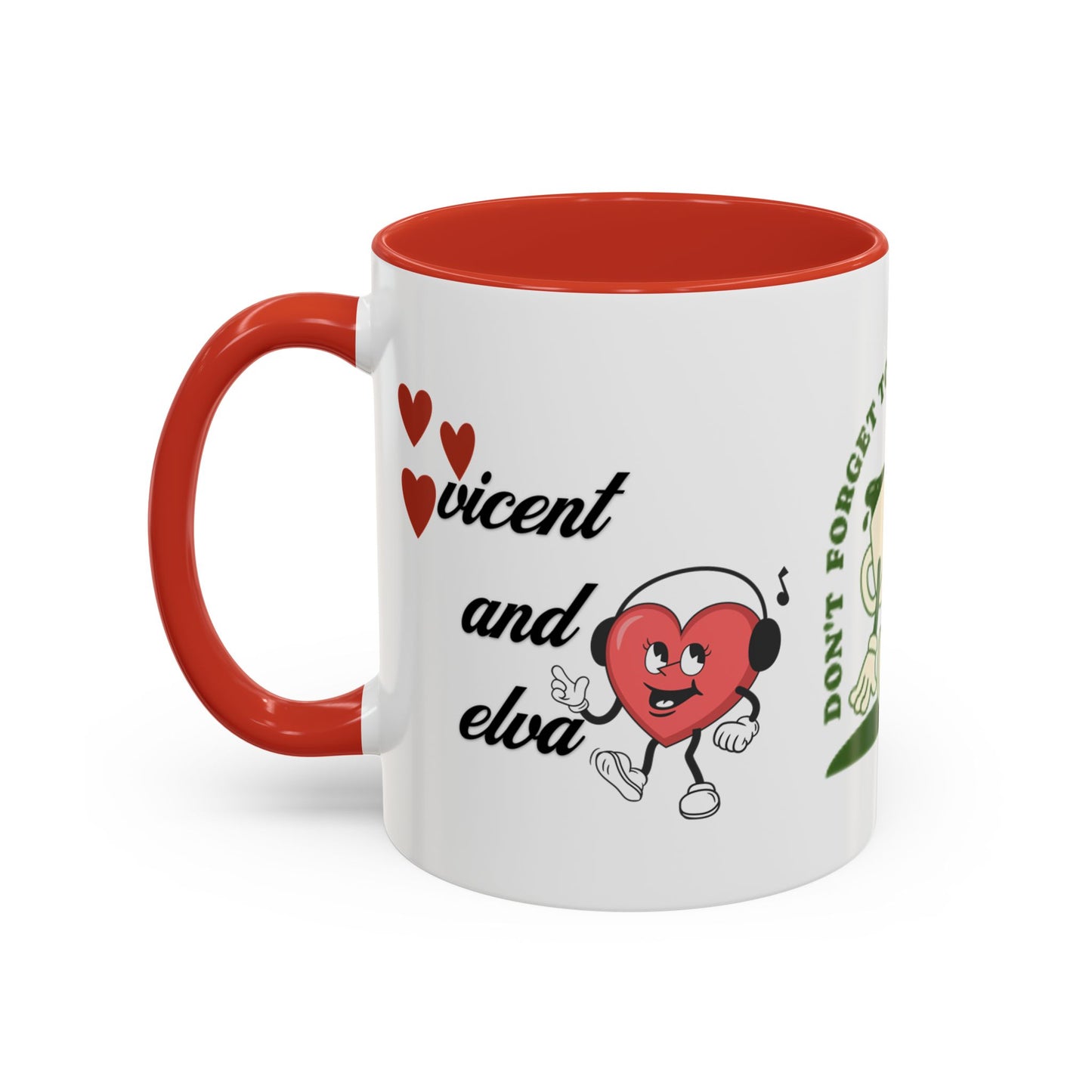 Accent Coffee Mug (11oz, 15oz) - Perfect Valentine’s Day Gift for Coffee Lovers