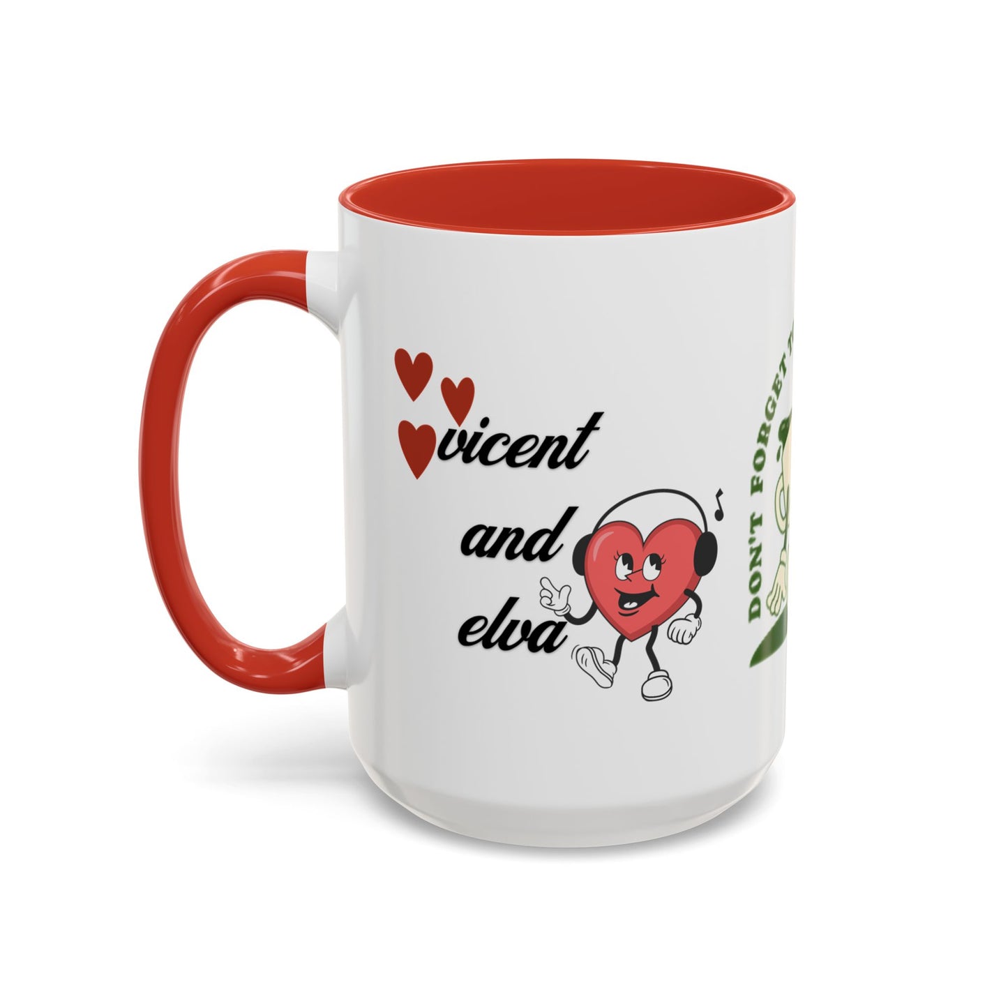 Accent Coffee Mug (11oz, 15oz) - Perfect Valentine’s Day Gift for Coffee Lovers