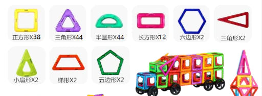 Magnetic Building Blocks – Creative STEM Toy for Kids, Educational 3D Construction Set