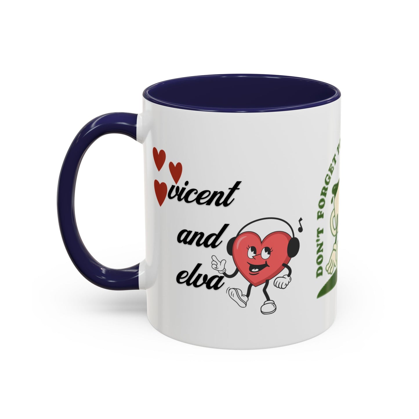 Accent Coffee Mug (11oz, 15oz) - Perfect Valentine’s Day Gift for Coffee Lovers