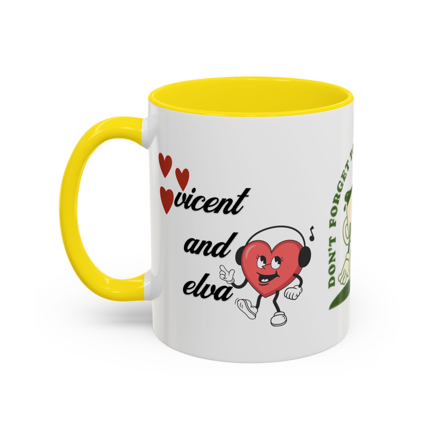 Accent Coffee Mug (11oz, 15oz) - Perfect Valentine’s Day Gift for Coffee Lovers