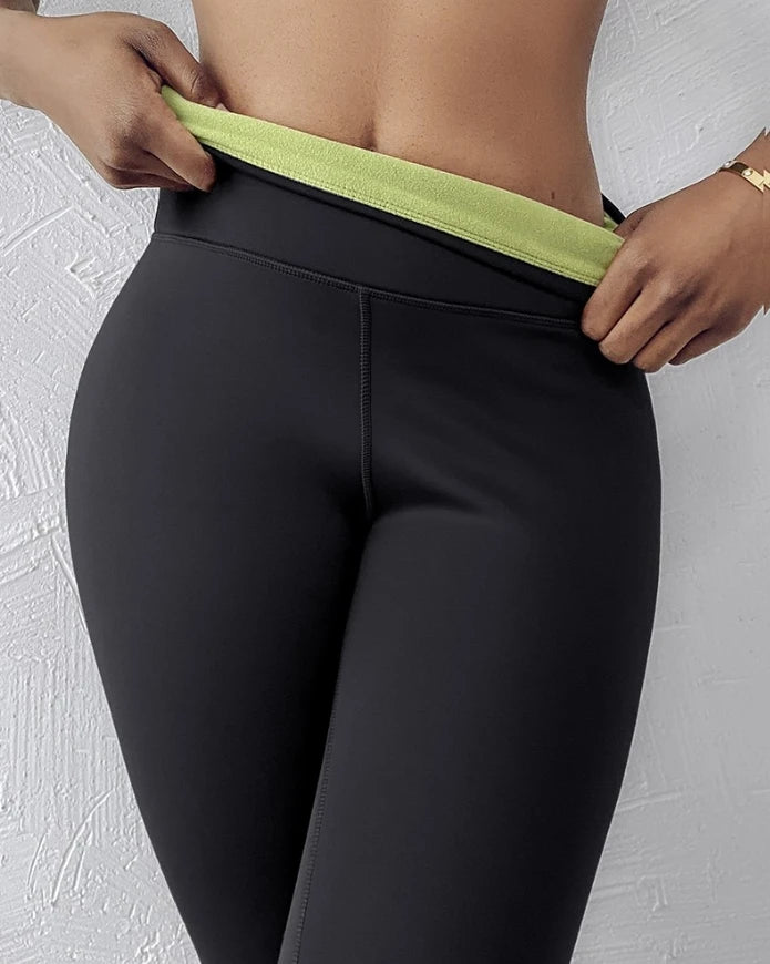 Fleece-Lined Thermal Leggings | Tummy Control Winter Activewear