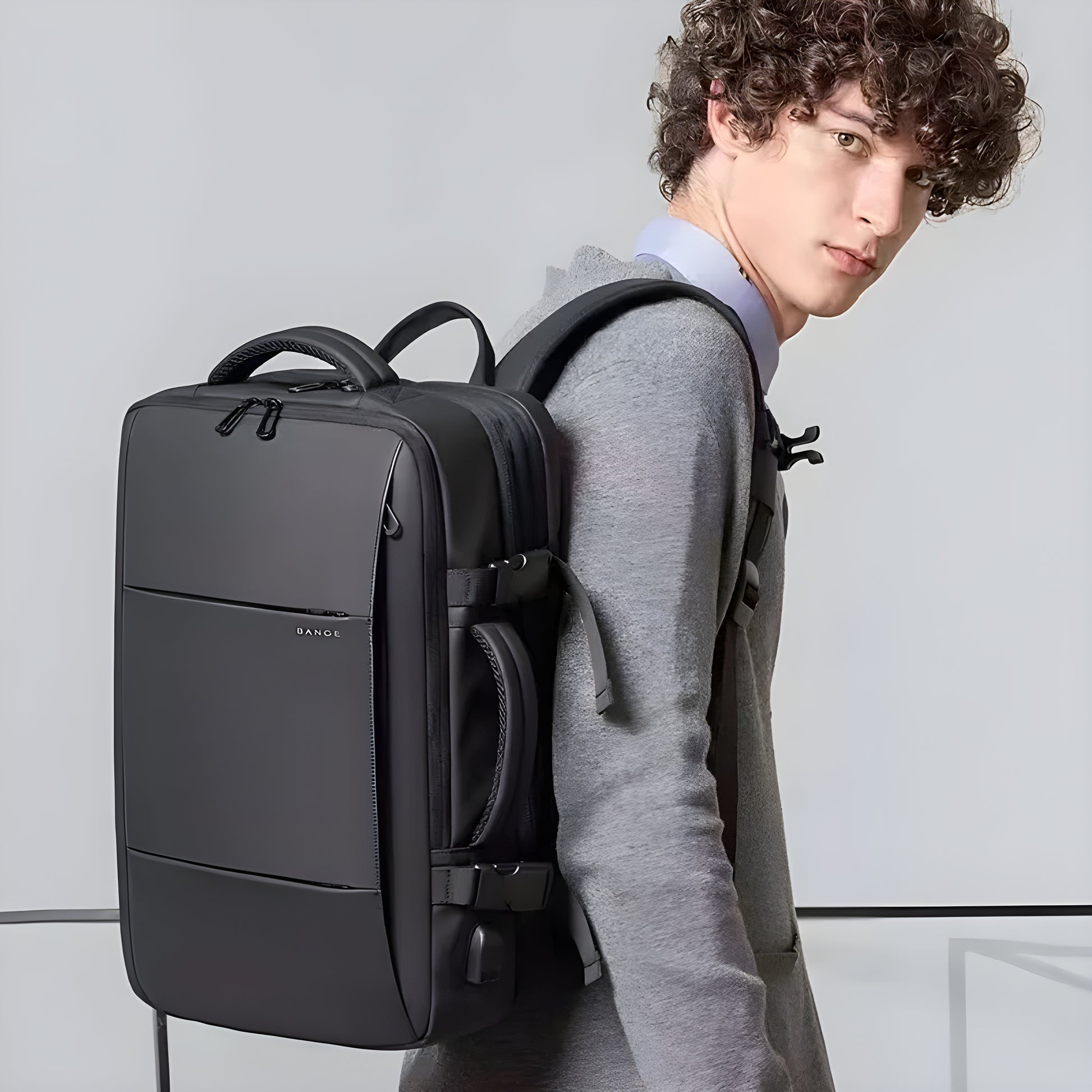 "Multi-functional backpack ideal for hiking, work, and business trips."
