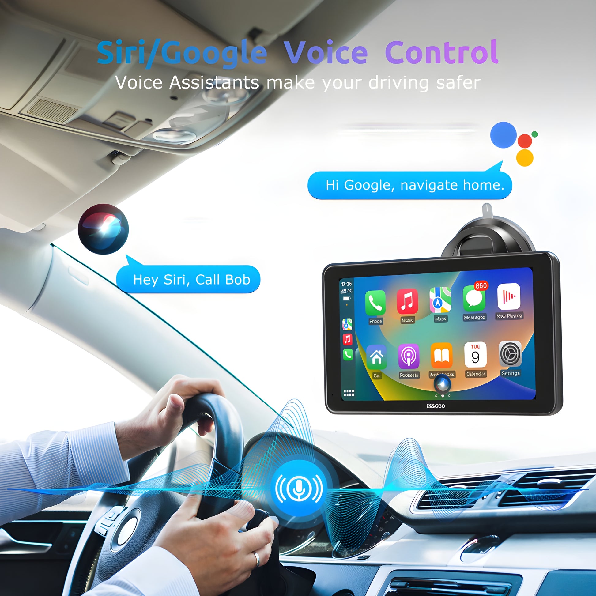 HD display car stereo with USB and AUX connectivity for easy device pairing
