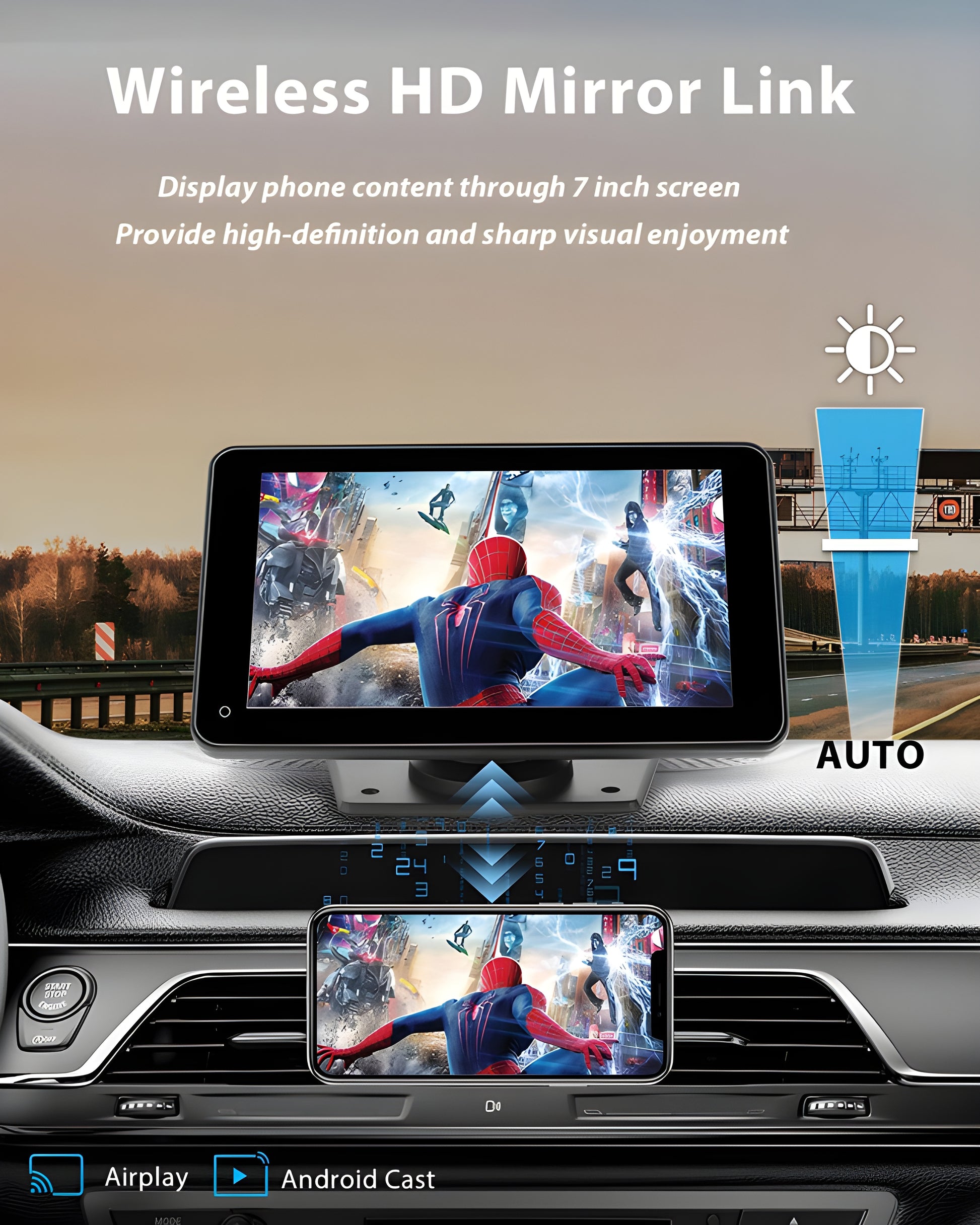 Smart car radio system with built-in navigation support