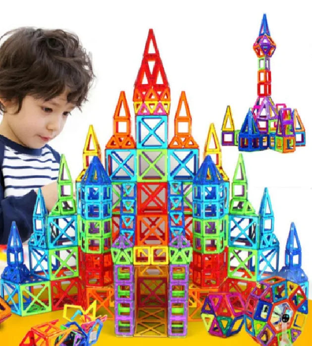 Magnetic Building Blocks – Creative STEM Toy for Kids, Educational 3D Construction Set